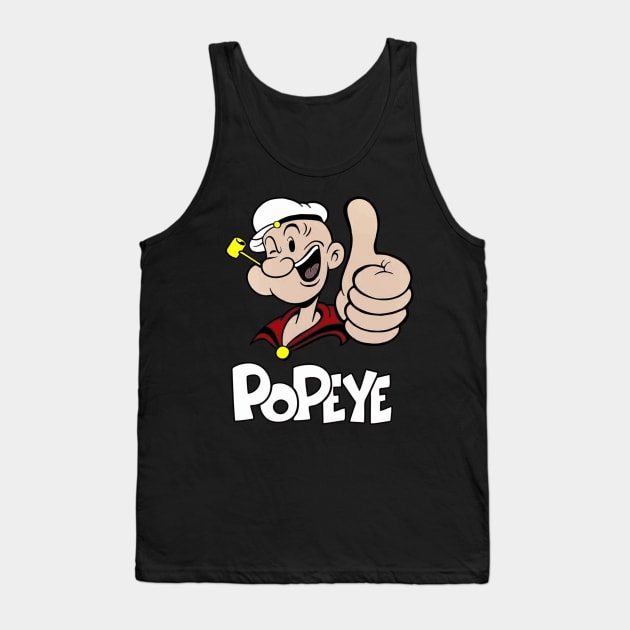 Popeye Tank Top by strong chinese girl